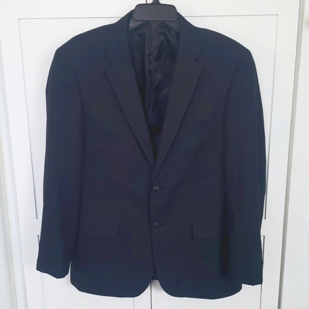 Zegarie Men's Suit Separates Navy Solid Dinner Jacket NWOT - Picture 2 of 4
